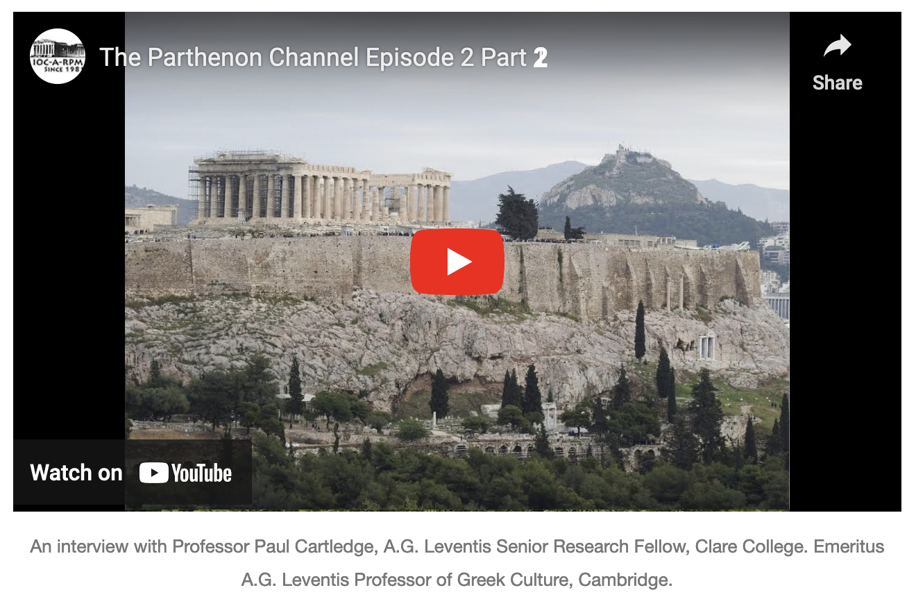 Episode 3 – Interview with Paul Cartledge – Part 2