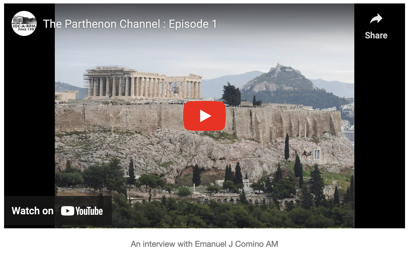 Episode 1 – An interview with Emanuel J Comino AM